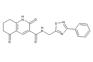 2,5-diketo-N-[(3-phenyl-1,2,4-oxadiazol-5-yl)methyl]-1,6,7,8-tetrahydroquinoline-3-carboxamide