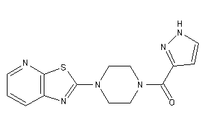 Image of 1H-pyrazol-3-yl-(4-thiazolo[5,4-b]pyridin-2-ylpiperazino)methanone