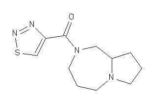 1,3,4,5,7,8,9,9a-octahydropyrrolo[1,2-a][1,4]diazepin-2-yl(thiadiazol-4-yl)methanone