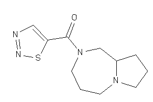 1,3,4,5,7,8,9,9a-octahydropyrrolo[1,2-a][1,4]diazepin-2-yl(thiadiazol-5-yl)methanone