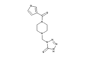 3-furyl-[4-[(5-thioxo-1H-tetrazol-4-yl)methyl]piperazino]methanone