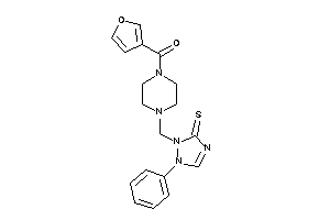 3-furyl-[4-[(2-phenyl-5-thioxo-1,2,4-triazol-1-yl)methyl]piperazino]methanone