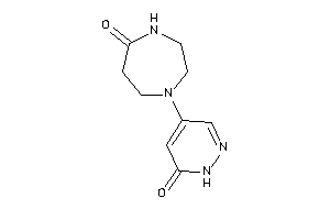 1-(6-keto-1H-pyridazin-4-yl)-1,4-diazepan-5-one