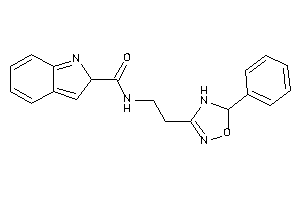 N-[2-(5-phenyl-4,5-dihydro-1,2,4-oxadiazol-3-yl)ethyl]-2H-indole-2-carboxamide