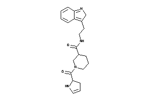 Image of N-[2-(2H-indol-3-yl)ethyl]-1-(2-pyrroline-2-carbonyl)nipecotamide