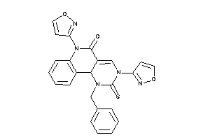 1-benzyl-3,6-di(isoxazol-3-yl)-2-thioxo-10bH-pyrimido[5,4-c]quinolin-5-one