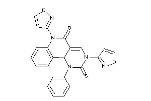 3,6-di(isoxazol-3-yl)-1-phenyl-2-thioxo-10bH-pyrimido[5,4-c]quinolin-5-one
