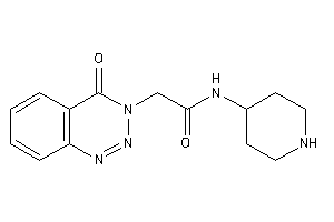 2-(4-keto-1,2,3-benzotriazin-3-yl)-N-(4-piperidyl)acetamide