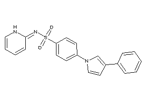 4-(3-phenylpyrrol-1-yl)-N-(1H-pyridin-2-ylidene)benzenesulfonamide