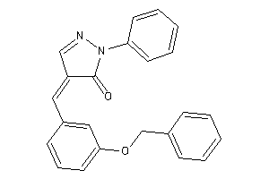 Image of 4-(3-benzoxybenzylidene)-2-phenyl-2-pyrazolin-3-one
