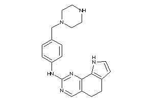 6,9-dihydro-5H-pyrrolo[3,2-h]quinazolin-2-yl-[4-(piperazinomethyl)phenyl]amine