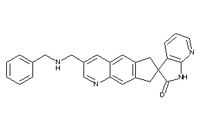3'-[(benzylamino)methyl]spiro[1H-pyrrolo[2,3-b]pyridine-3,7'-6,8-dihydrocyclopenta[g]quinoline]-2-one