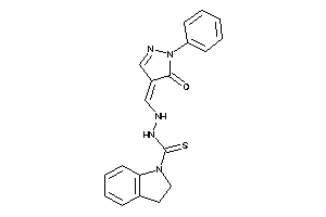 N'-[(5-keto-1-phenyl-2-pyrazolin-4-ylidene)methyl]indoline-1-carbothiohydrazide