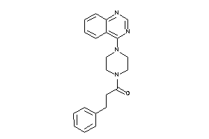 3-phenyl-1-(4-quinazolin-4-ylpiperazino)propan-1-one