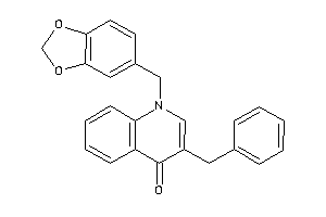 3-benzyl-1-piperonyl-4-quinolone