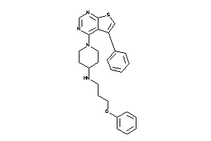 3-phenoxypropyl-[1-(5-phenylthieno[2,3-d]pyrimidin-4-yl)-4-piperidyl]amine
