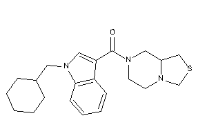 1,3,5,6,8,8a-hexahydrothiazolo[3,4-a]pyrazin-7-yl-[1-(cyclohexylmethyl)indol-3-yl]methanone