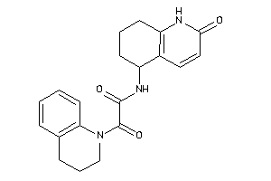 Image of 2-(3,4-dihydro-2H-quinolin-1-yl)-2-keto-N-(2-keto-5,6,7,8-tetrahydro-1H-quinolin-5-yl)acetamide