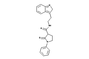 N-[2-(2H-indol-3-yl)ethyl]-2-keto-1-phenyl-pyrrolidine-3-carboxamide
