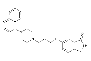 6-[3-[4-(1-naphthyl)piperazino]propoxy]isoindolin-1-one