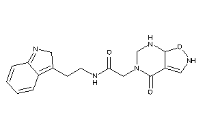 N-[2-(2H-indol-3-yl)ethyl]-2-(4-keto-2,6,7,7a-tetrahydroisoxazolo[5,4-d]pyrimidin-5-yl)acetamide
