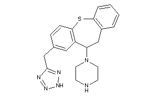 1-[3-(2H-tetrazol-5-ylmethyl)-5,6-dihydrobenzo[b][1]benzothiepin-5-yl]piperazine