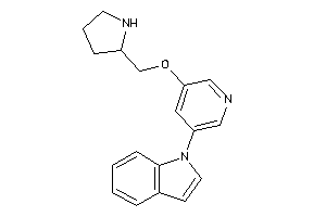 1-[5-(pyrrolidin-2-ylmethoxy)-3-pyridyl]indole