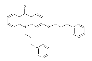 Image of 3-(3-phenylpropoxy)-10-(3-phenylpropyl)acridin-9-one