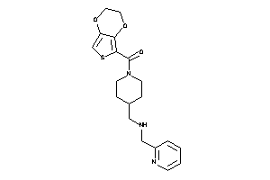 2,3-dihydrothieno[3,4-b][1,4]dioxin-5-yl-[4-[(2-pyridylmethylamino)methyl]piperidino]methanone