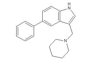 5-phenyl-3-(piperidinomethyl)-1H-indole