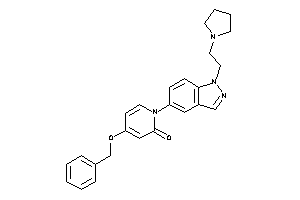 4-benzoxy-1-[1-(2-pyrrolidinoethyl)indazol-5-yl]-2-pyridone