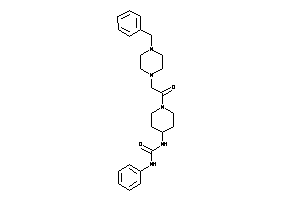 1-[1-[2-(4-benzylpiperazino)acetyl]-4-piperidyl]-3-phenyl-urea