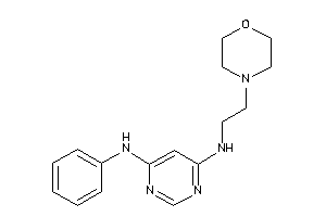 (6-anilinopyrimidin-4-yl)-(2-morpholinoethyl)amine