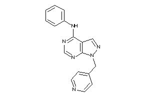 Phenyl-[1-(4-pyridylmethyl)pyrazolo[3,4-d]pyrimidin-4-yl]amine