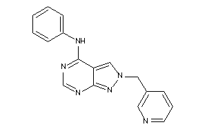 Phenyl-[2-(3-pyridylmethyl)pyrazolo[3,4-d]pyrimidin-4-yl]amine