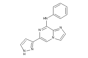 Phenyl-[6-(1H-pyrazol-3-yl)imidazo[1,2-a]pyrazin-8-yl]amine