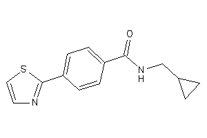 Image of N-(cyclopropylmethyl)-4-thiazol-2-yl-benzamide