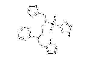 Image of N-[2-[N-(1H-imidazol-5-ylmethyl)anilino]ethyl]-N-(2-thenyl)-1H-imidazole-4-sulfonamide