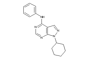 (1-cyclohexylpyrazolo[3,4-d]pyrimidin-4-yl)-phenyl-amine