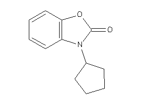 3-cyclopentyl-1,3-benzoxazol-2-one