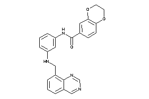 Image of N-[3-(quinazolin-8-ylmethylamino)phenyl]-2,3-dihydro-1,4-benzodioxine-6-carboxamide