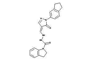 N'-[(1-indan-5-yl-5-keto-2-pyrazolin-4-ylidene)methyl]indoline-1-carbothiohydrazide