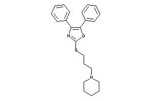 4,5-diphenyl-2-(3-piperidinopropylthio)oxazole