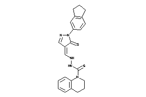N'-[(1-indan-5-yl-5-keto-2-pyrazolin-4-ylidene)methyl]-3,4-dihydro-2H-quinoline-1-carbothiohydrazide