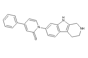 4-phenyl-1-(2,3,4,9-tetrahydro-1H-$b-carbolin-7-yl)-2-pyridone