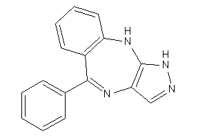 Image of 5-phenyl-1,10-dihydropyrazolo[3,4-b][1,4]benzodiazepine