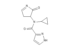 Image of N-cyclopropyl-N-(2-keto-1-pyrrolin-3-yl)-1H-pyrazole-3-carboxamide