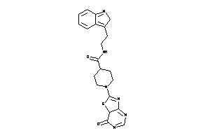 Image of N-[2-(2H-indol-3-yl)ethyl]-1-(7-keto-7aH-thiazolo[4,5-d]pyrimidin-2-yl)isonipecotamide