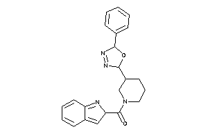 2H-indol-2-yl-[3-(5-phenyl-2,5-dihydro-1,3,4-oxadiazol-2-yl)piperidino]methanone