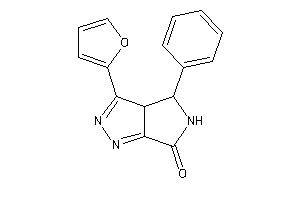 3-(2-furyl)-4-phenyl-4,5-dihydro-3aH-pyrrolo[3,4-c]pyrazol-6-one